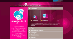 Desktop Screenshot of printzessin.ch