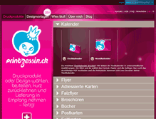 Tablet Screenshot of printzessin.ch